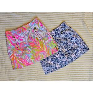 Lilly Pulitzer Marigold Skort Lot Bundle Of Two